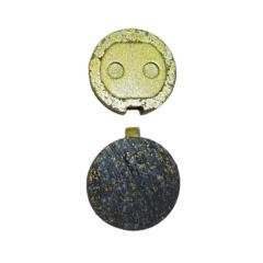 PASTILLA FRENO GY200 DELANT. REDONDA (3 ESTRELLAS)
